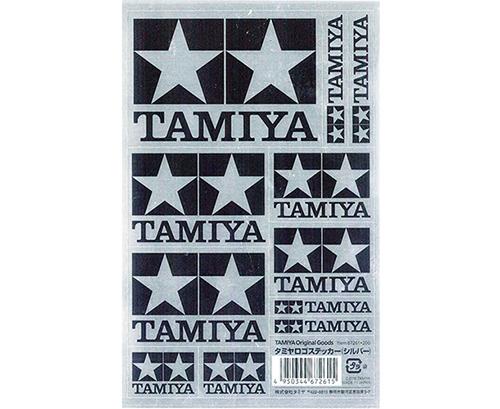 [67261] Tamiya Logo Stickers Silver