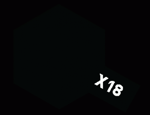[81518] X-18 SEMI GLOSS BLACK(아크릴미니)