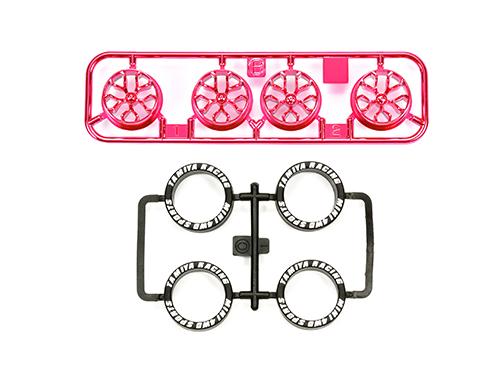 [95529] 타이어&amp;핑크 도금 Y스포크 휠 세트 - 중경